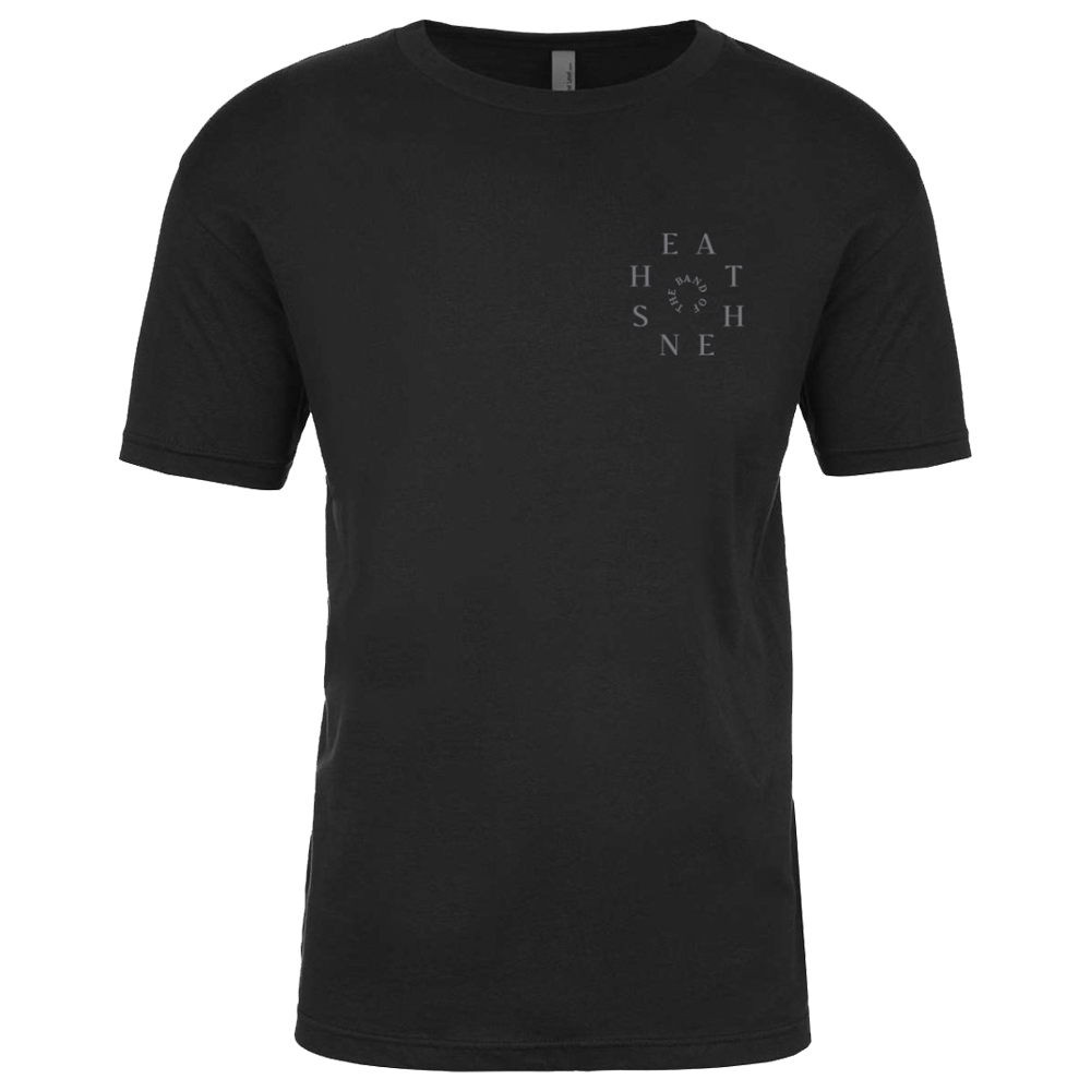 BOH stranger black tee front The Band of Heathens