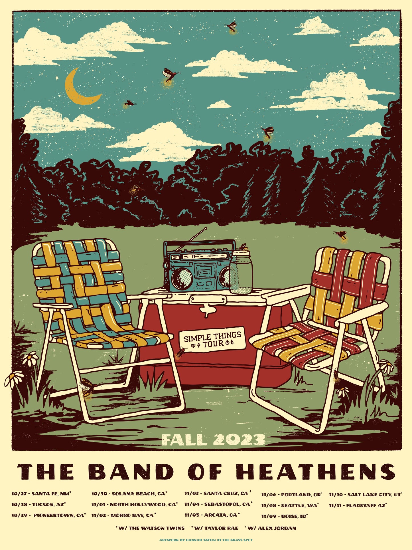 Simple Things Fall 2023 Tour Poster